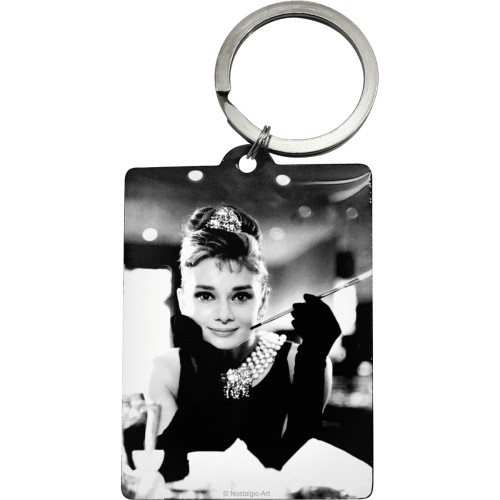 Audrey - Holly Golightly Schlüsselanhänger • 4,50 x 6 cm (Länge / Breite) Format